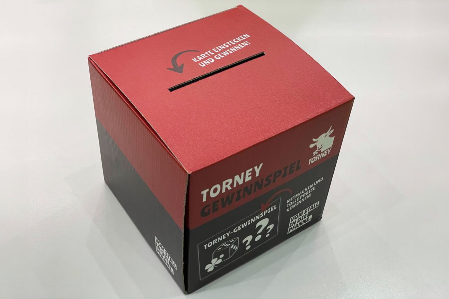 Verpackung für das Gewinnspiel der Torney Landfleischerei