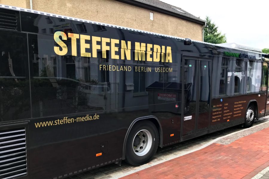 STEFFEN MEDIA Bus gold